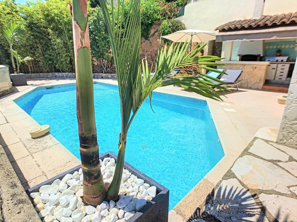 3 Bedrooms Villa Near Cannes - Pool & Jacuzzi - Sea View Манделю-ла-Напул Екстериор снимка